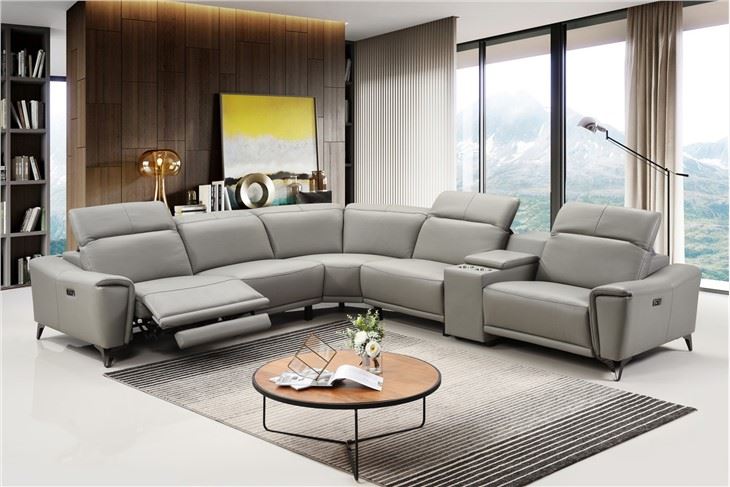 Sectional Recliner Sofa With Music Speaker
